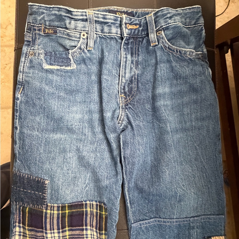 Polo, Ralph Lauren and Girls Patchwork Astor Slim Boyfriend Jeans